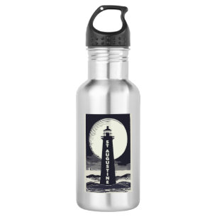 St. Augustine Florida Leuchtturm Mond Edelstahlflasche