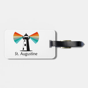 St. Augustine Florida Leuchtturm Regenbogen Gepäckanhänger