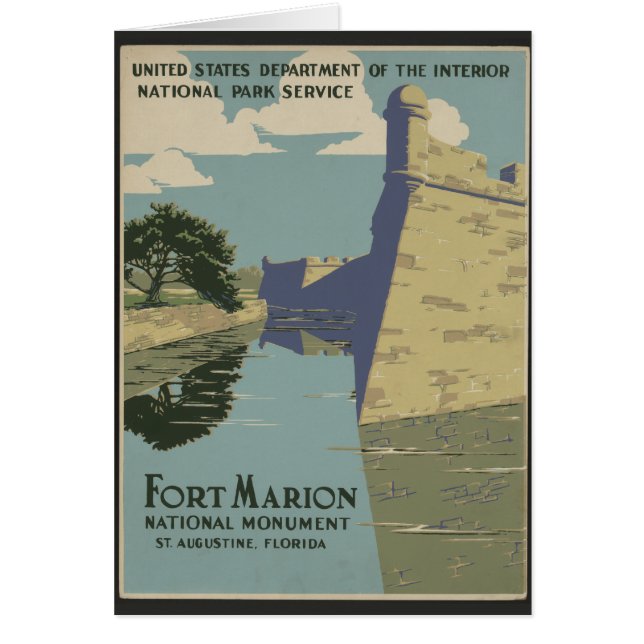 St. Augustine Florida Poster du fort espagnol (Devant)
