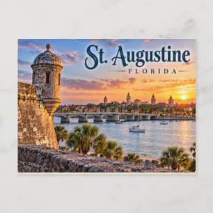 St. Augustine Florida Postkarte