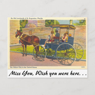 St. Augustine, Florida Postkarte