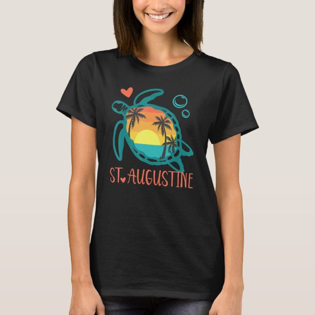 St Augustine Florida Sea Turtle T-Shirt (Vorderseite)