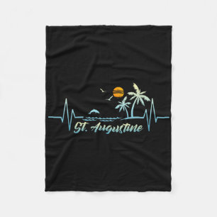 St. Augustine Florida Souvenir Frühjahr Break St. Fleecedecke