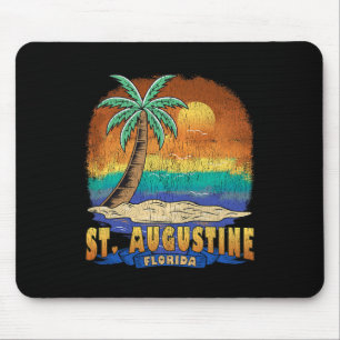St. Augustine Florida Vintag Distressive Souvenir Mousepad