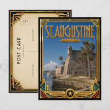 St. Augustine Florida Vintage Art Deco Golden Age