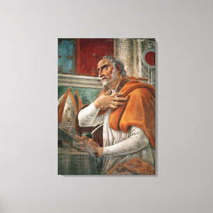 St Augustine in seiner Zelle, c.1480 Leinwanddruck