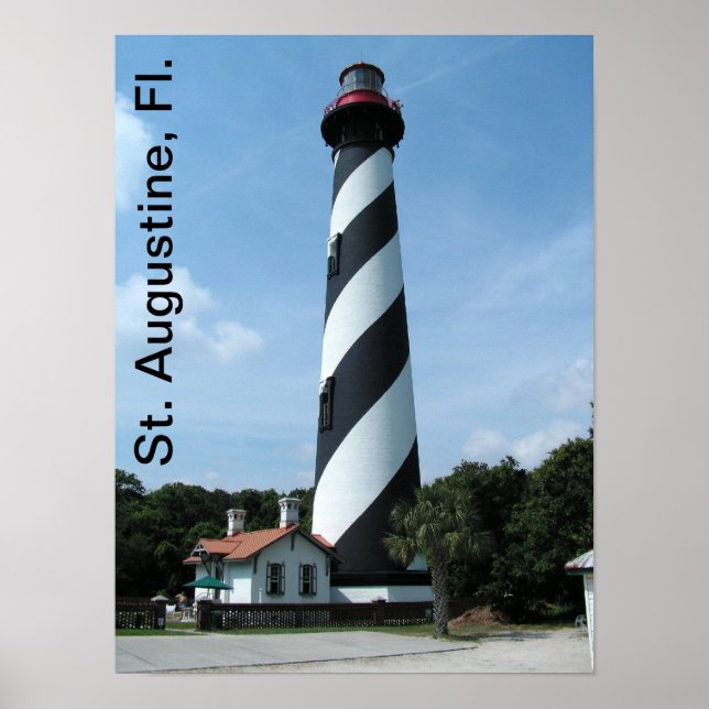 St. Augustine Lighthouse Poster (Vorne)
