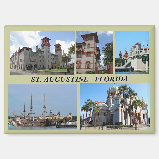 St. Augustine, Magnet Florida (Vorderseite)