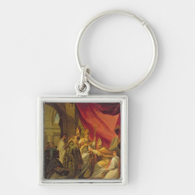 St Augustine ordinierte als der Bischof Schlüsselanhänger (Vorne)