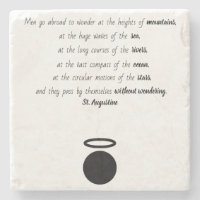 St. Augustine Quote Untersetzer