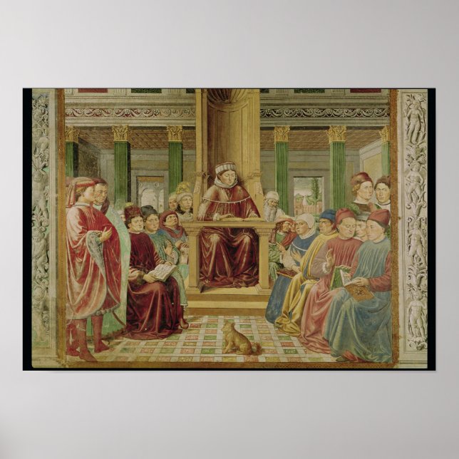 St. Augustine Reading Rhetorik Poster (Vorne)