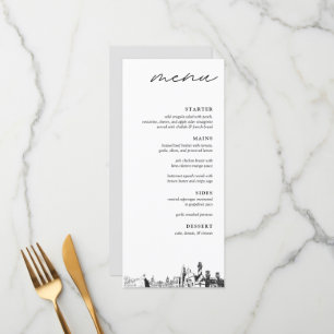 St. Augustine Réception de mariage Dîner Menu