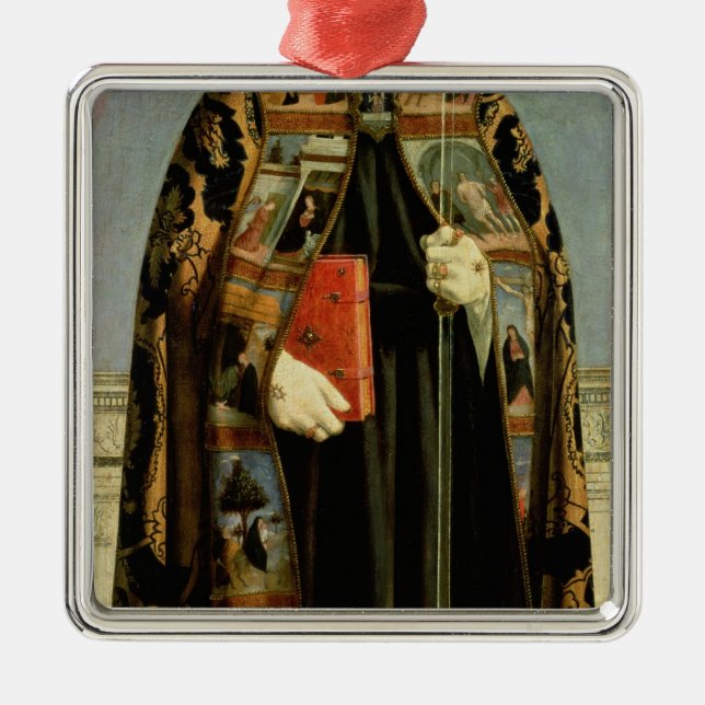 St Augustine Silbernes Ornament (Vorne)