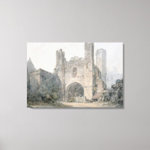 St Augustine Tor, Canterbury, c.1797 (w/c vorbei Leinwanddruck