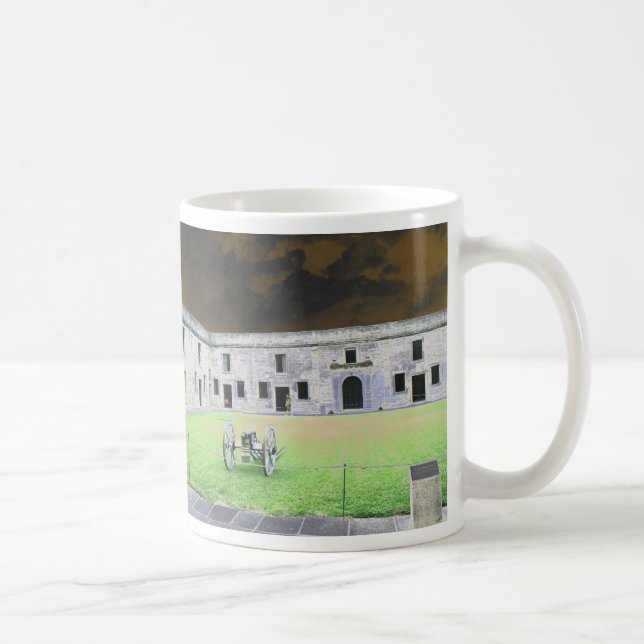 St- Augustinefort, das ich solarized Kaffeetasse (Rechts)