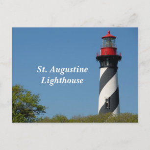 St Augustrine Lighthouse Postkarte