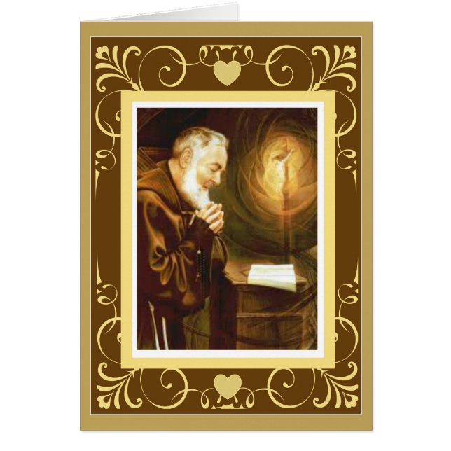 St Autel de crucifix de prêtre de l'aumônier Pio (Devant)