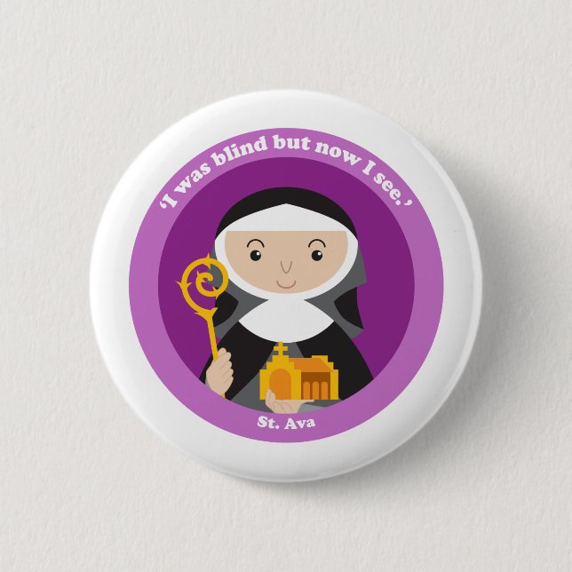St. Ava Button (Vorderseite)