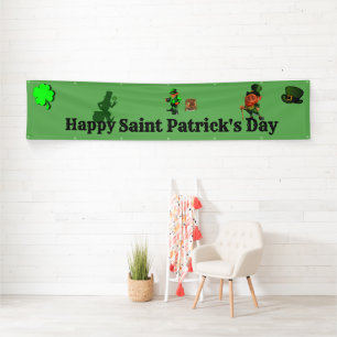 ST. Bannière de la fête de PATRICK