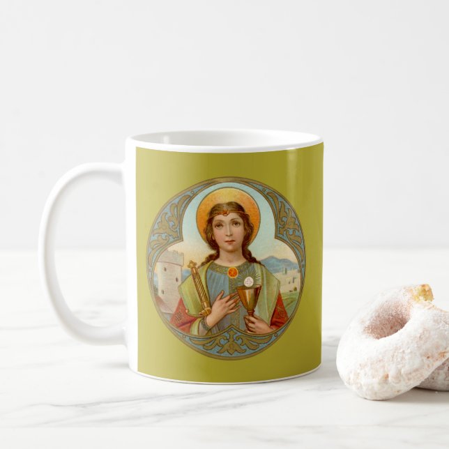 St. Barbara (BK 001) Kaffee Tasse 2 (Mit Donut)