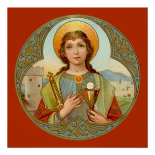 St. Barbara (BK 001) Poster de 20 po x 20 po 3
