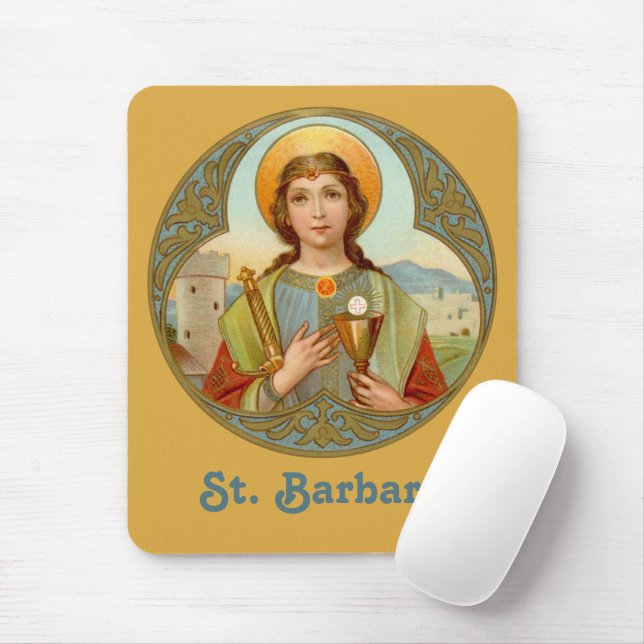 St. Barbara (BK 001) Vertikal Mousepad (Mit Mouse)