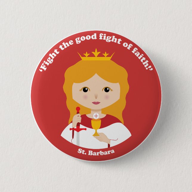 St. Barbara Button (Vorderseite)
