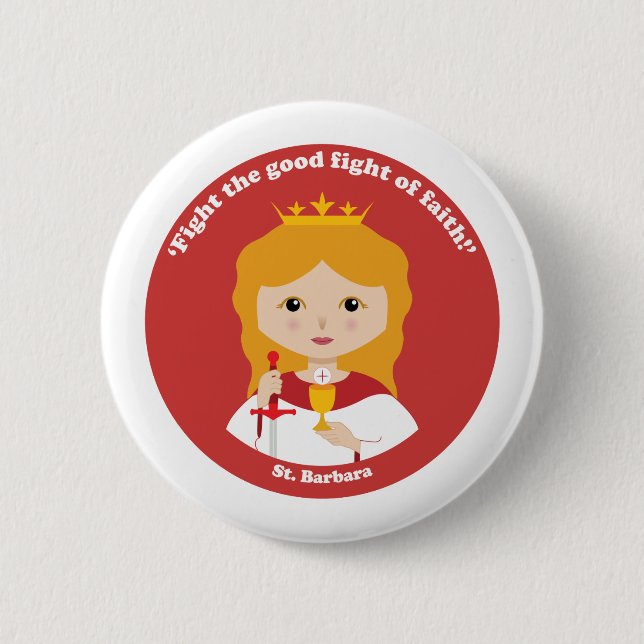 St. Barbara Button (Vorderseite)