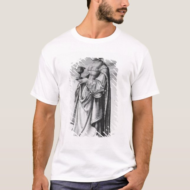 St. Barbara, geätzt von Wenceslaus Hollar, 1647 T-Shirt (Vorderseite)
