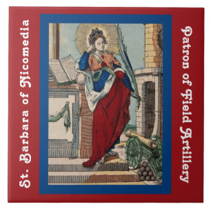 St. Barbara mit Artillerie (M 007) Kachel 2