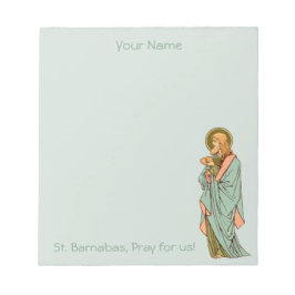 St. Barnabas der Apostel (RLS 02) 5,5"x6" Notizblock