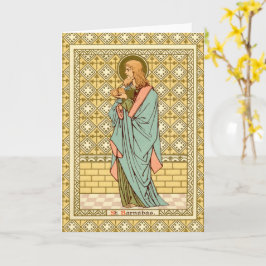 St. Barnabas der Apostel (RLS 02) Leere Begrüßung Karte