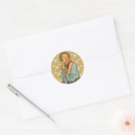 St. Barnabas der Apostel (RLS 02) Runder Aufkleber