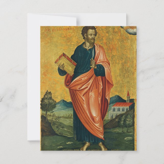 St. Bartholomäw, das orthodoxe Apostelsymbol (Vorderseite)