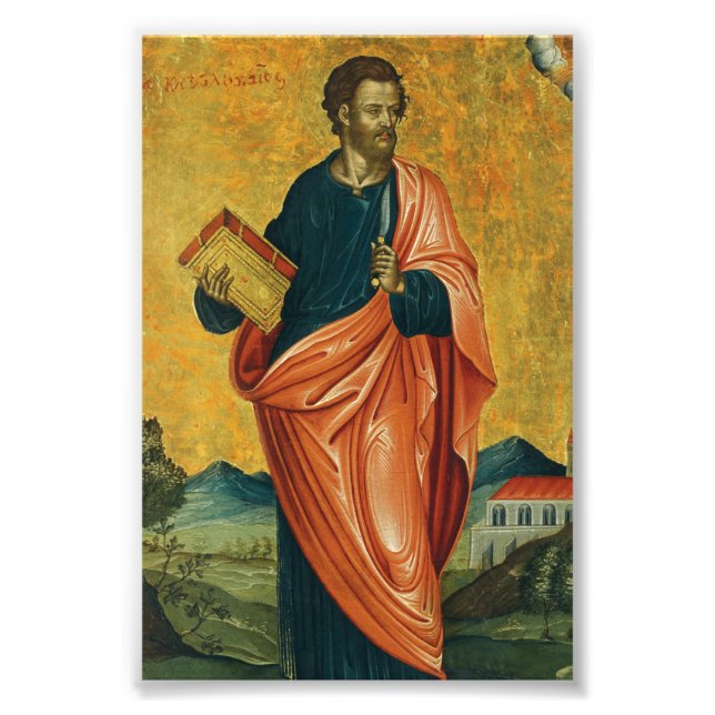 St. Bartholomäw, das orthodoxe Apostelsymbol Fotodruck (Vorne)