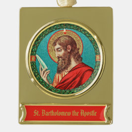 St. Bartholomew der Apostel (JMAS 03) Banner-Ornament Gold