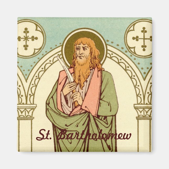 St. Bartholomew der Apostel (RLS 03) Magnet (Vorne)