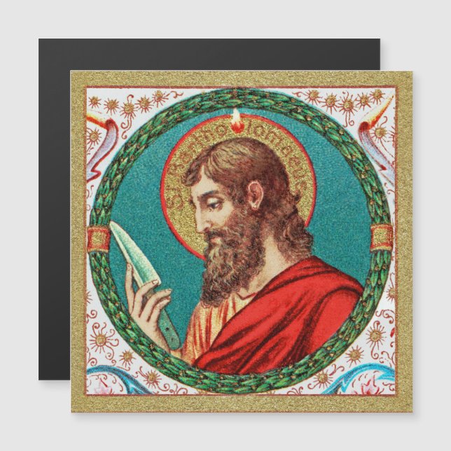 St Bartholomew the Apostle (JMAS 03) Grußkarte Magnetkarte (Vorne/Hinten)
