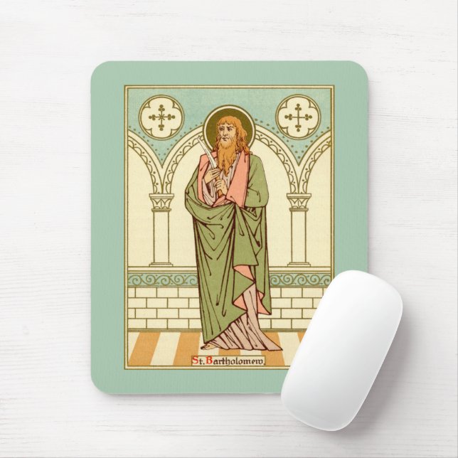 St. Bartholomew the Apostle (RLS 03) (Stil 1) Mousepad (Mit Mouse)