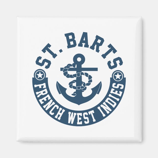 St. Barts French West Indies Magnet (Vorne)