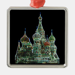 St. Basilikum Neon Ornament Aus Metall