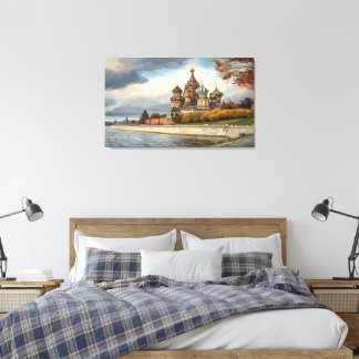 St. Basil's Cathedral Canvas Art Print Leinwanddruck