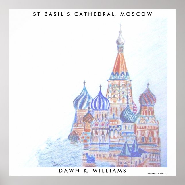 St. Basil's Cathedral Poster (Vorne)