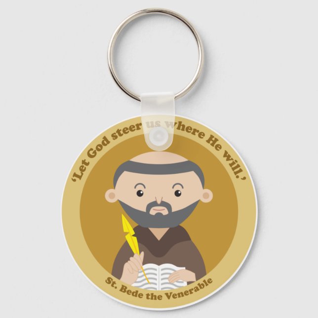 St. Bede the Venerable Schlüsselanhänger (Vorderseite)