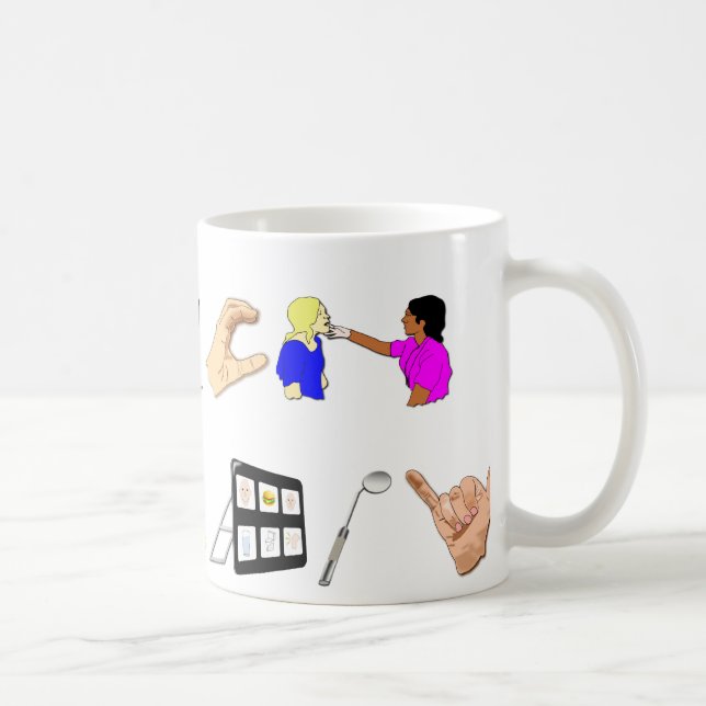 St. bei der Arbeit Kaffeetasse (Rechts)