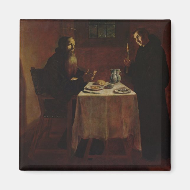St. Benedict Blessing St. Maur Magnet (Vorne)