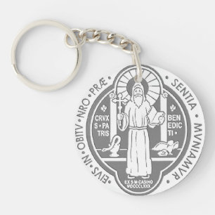 ST BENEDICT MEDDAL SCHLÜSSELANHÄNGER