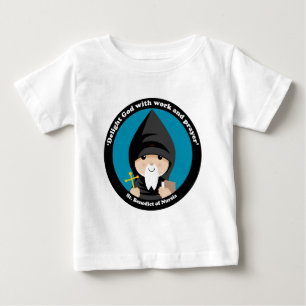 St. Benedict von Nursia Baby T-shirt