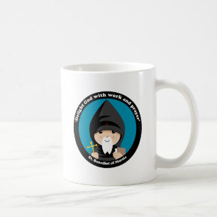 St. Benedict von Nursia Kaffeetasse