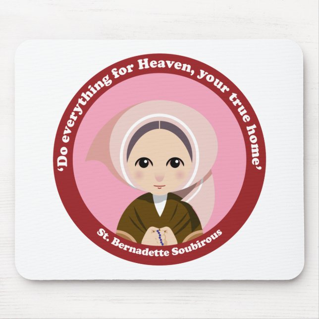 St. Bernadette Soubirous Mousepad (Vorne)